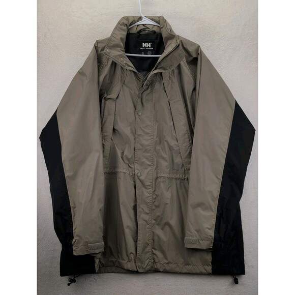 Helly Hansen Helly Tech HH Packable Waterproof Hooded Windbreaker Jacket Sz XXL - Picture 1 of 16